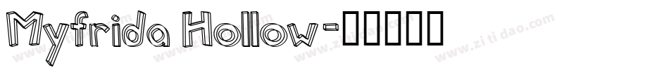Myfrida Hollow字体转换